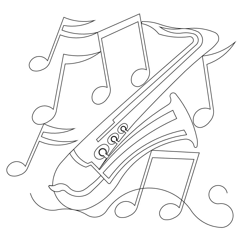 sax pano 002 Edge to Edge Quilting Patterns